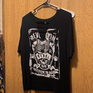Black shirt sleeve